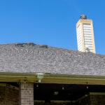 A brand new roof in Round Rock, TX, by Alpha Roofing.