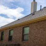 A brand new roof in Round Rock, TX, by Alpha Roofing.