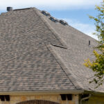 A brand new roof in Round Rock, TX, by Alpha Roofing.