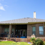 A brand new roof in Round Rock, TX, by Alpha Roofing.