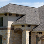 A brand new roof in Round Rock, TX, by Alpha Roofing.